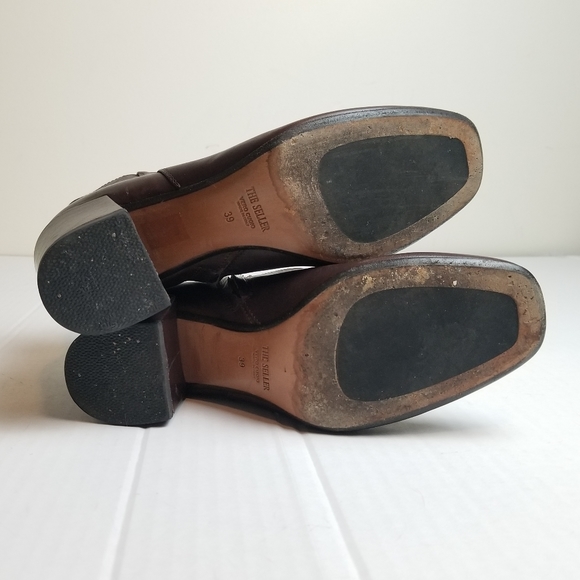 THE SELLER Designer Leather Ankle Boots - Picture 8 of 11